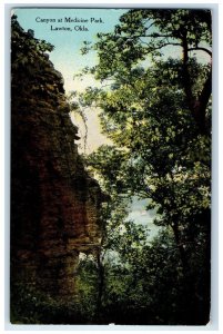 1911 View Of Canyon At Medicine Park Lawton Oklahoma OK Posted Antique Postcard