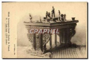 Old Postcard Musee Jacquemart Andre Institut de France Table Italy