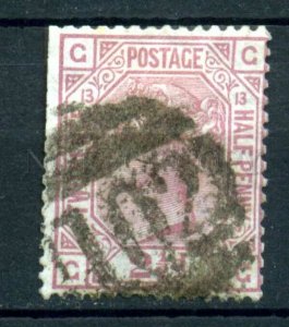 509573 Great Britain 1876 year Queen Victoria 21/2p used