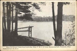 Dunstable MA YMCA Summer Camp Fun Camper Msg Vintage Postcard