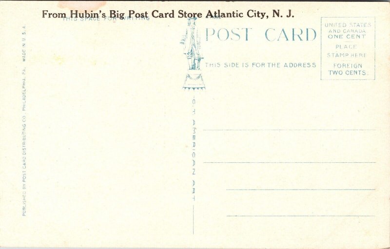 Postcard Heinz Pier in Atlantic City, New Jersey