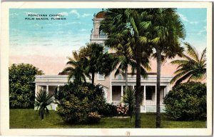 Poinciana Chapel, Palm Beach FL c1937 Vintage Postcard C78