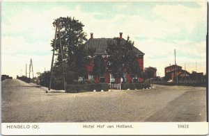 Netherlands Hengelo Hotel Hof van Holland Vintage Postcard 04.09