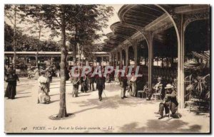 Vichy Old Postcard The park and the covered gallery