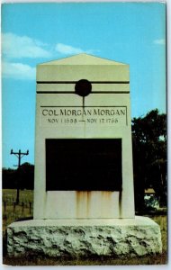 M-105248 Monument to Colonel Morgan Morgan Bunker Hill West Virginia USA