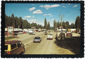 Main Street Lincoln Montana in the Blackfoot Valley 4 by 6