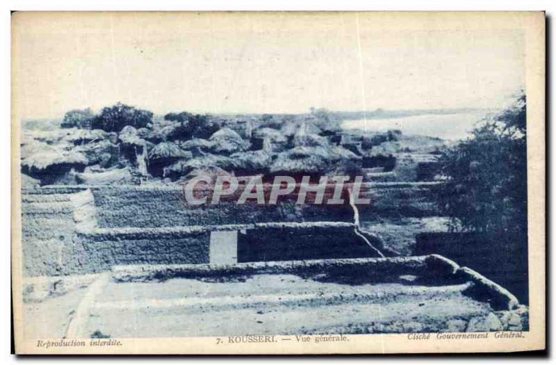 VINTAGE POSTCARD Kousseri general view Cameroon Chad AEF