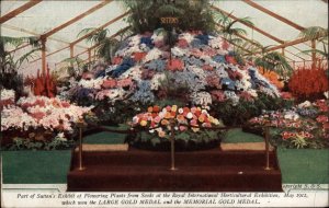 Reading MA Royal Int'l Horticultural Exhibition Flowers Seeds Vintage PC