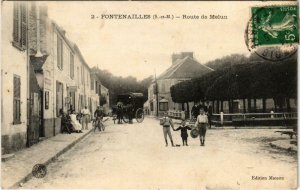 CPA FONTENAILLES Route de Melun (861552)