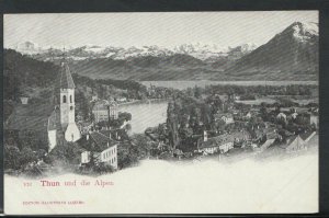 Switzerland Postcard - Thun Und Die Alpen     T1941