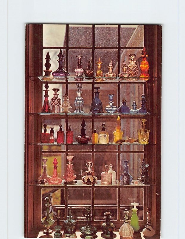 Postcard Perfume Bottles, Sandwich Glass Museum, Sandwich, Massachusetts