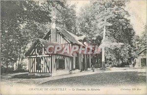 Old Postcard 53 Chantilly castle hamlet of Metairie