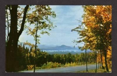 ME Attean Mountain & Lake in JACKMAN MAINE Postcard PC