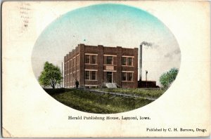 Herald Publishing House, Lamoni IA c1908 Vintage Postcard C29