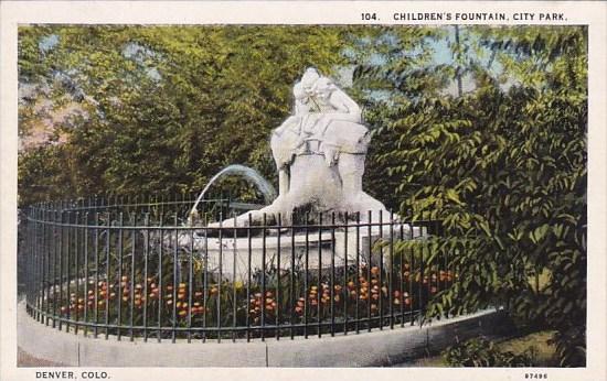 Colorado Denver Childrens Fountain City Park