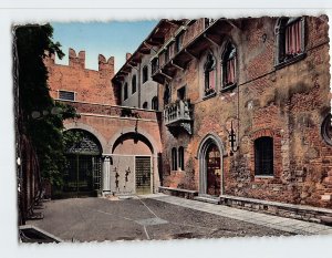 Postcard The Balcony Juliet's Home Court Verona Italy