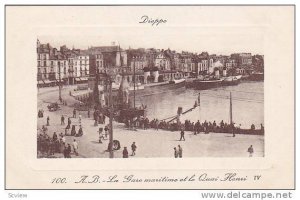 La Gare Maritime Et Le Quai Henri IV, Dieppe (Seine Maritime), France, 1900-1...