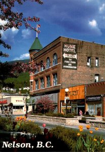 Canada British Columbia Nelson Baker Street Showing Hume Hotel and Woolworth