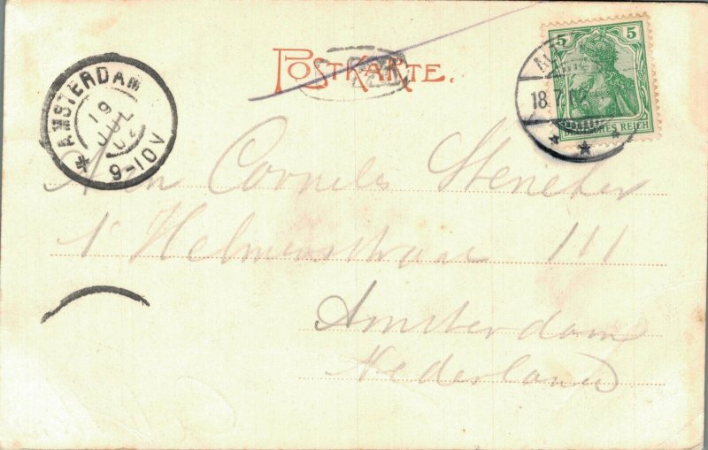 Germany Ahrtal Rech Vintage Postcard 03.53