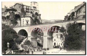 Monaco - Monte Carlo - The Saint Devote Chapel - Old Postcard