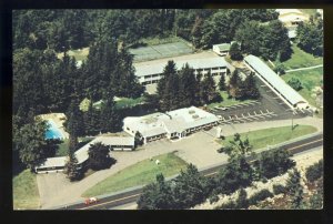 Lincoln, New Hampshire/NH Postcard, Aerial View Of Woodward's Motor Inn