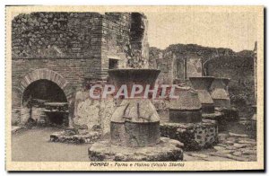 Old Postcard forno e Pompei Vicolo Molino storto