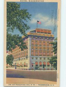 Linen HOTEL WASHINGTON ON PENNSYLVANIA AVENUE Washington DC B4118