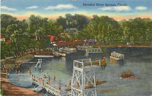 FL, Silver Springs, Florida, Underwater Fairyland, Curteich No. 1B-H1484