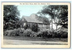 c1910s The Old Grave House Exterior Built 1672 Madison Connecticut CT Postcard