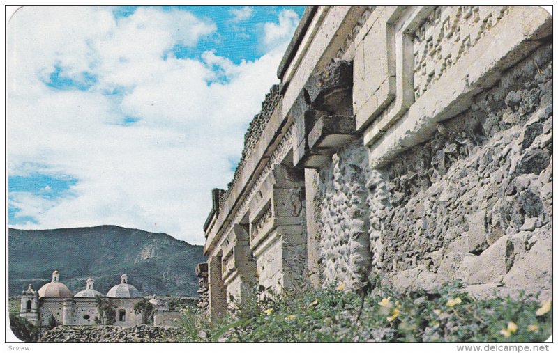 Mexico , 40-60s ; Main Temple , Mitla , Oaxaca