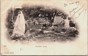 Algeria Cimetiere Arabe Vintage Postcard C166