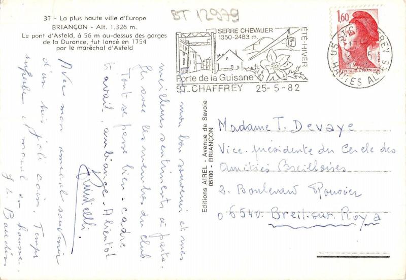 BT12979 Briancon le pont dd astfeld          France