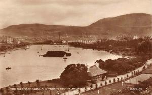 BR64390 the mooragh lake and tennis courts ramsey isle of man real photo uk