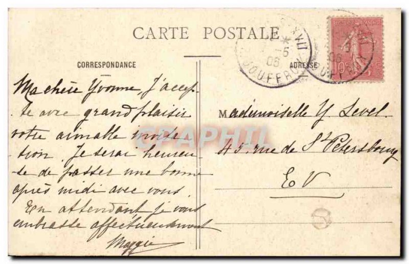 Old Postcard Paris Place Vendome