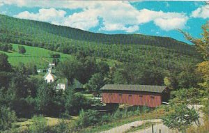 Covered Bridge Old Covered Wood Bridge West Arlington Vermont