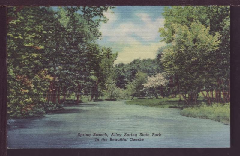 Spring Branch Alley Spring State Park Ozarks Post Card 3612