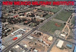 ROSWELL NM~NEW MEXICO MILITARY INSTITUTE-AERIAL VIEW LARGE LETTER POSTCARD