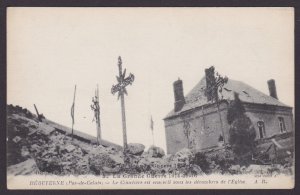 FRANCE, Postcard, Hébuterne, Le Cimetière & les décombres de l'Eglise, WWI