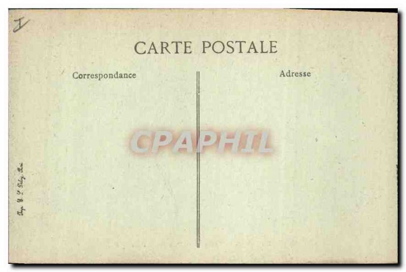 Old Postcard La Sainte Baume Sous Bois path Cave