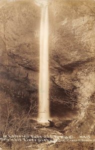 Latourell Falls real photo - Columbia River Highway, Oregon OR  