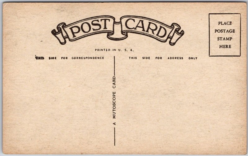 Bob Crosby Courtesy Of Music Corporation Of America Mutoscope Arcade Postcard