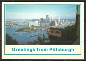 Pennsylvania, Pittsburgh - Duquesne Incline & The Point - [PA-299X]