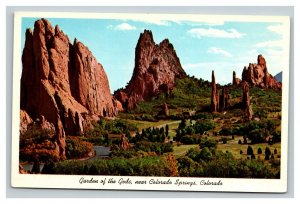 Vintage 1950's Postcard Peaks in Garden of the Gods Colorado Springs Colorado