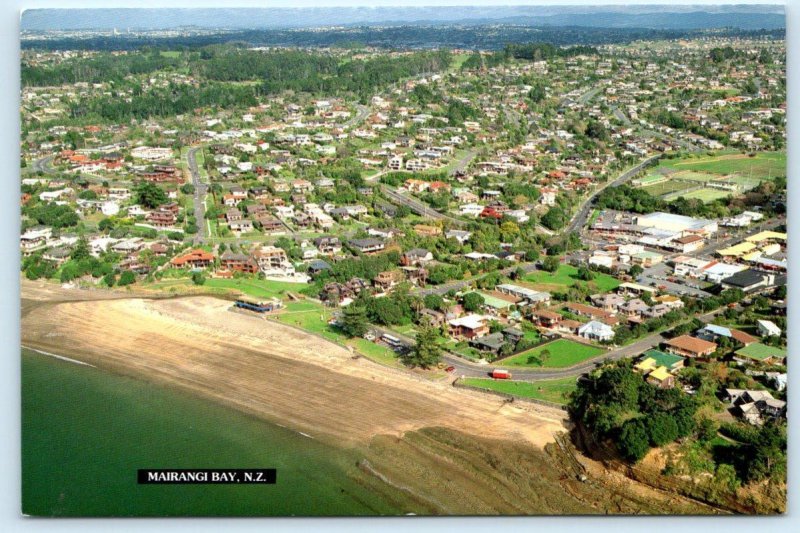 MAIRANGI BAY, NEW ZEALAND ~ Aerial View SUBURB of AUCKLAND 4x6 Postcard