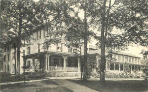 Postcard Maryland Mountain Lake Park Hotel Hamill's Albertype 23-1174