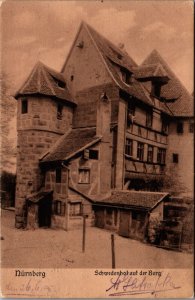 Germany Nürnberg Schwedenhof auf der Burg Nuremberg Vintage Postcard 09.99