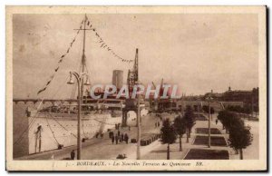 Bordeaux - Les Terrasses News - Old Postcard