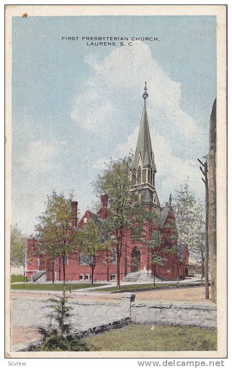 First Presbyterian Church , LAURENS , South Carolina , 00-10s