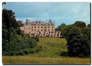 Postcard Modern Fireplace Our Lady of Joy Chateau de Berne Pontalec in Morbihan