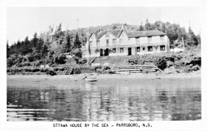PARRSBORO NOVA SCOTIA CANADA~OTTAWA HOUSE BY THE SEA~PHOTO POSTCARD